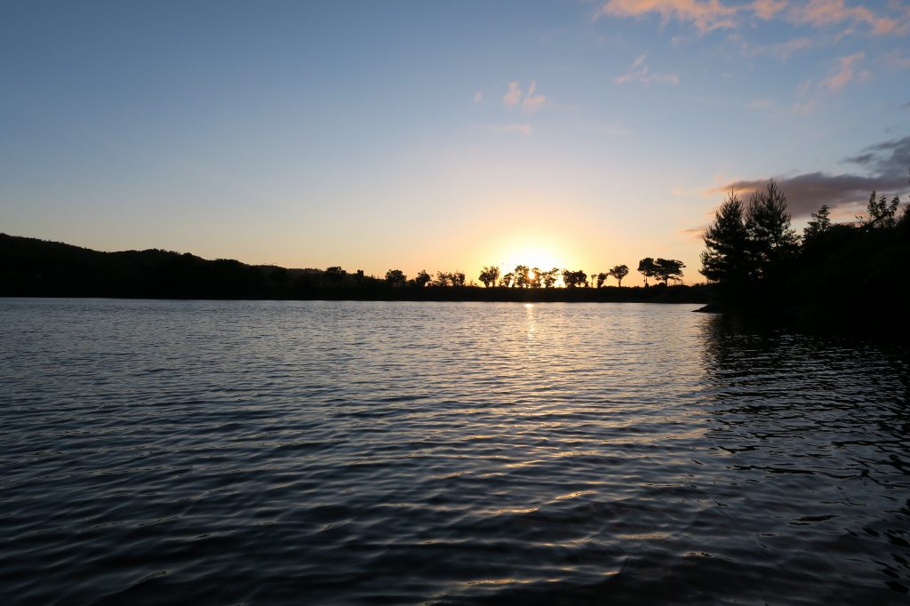 リザーバーの日の出